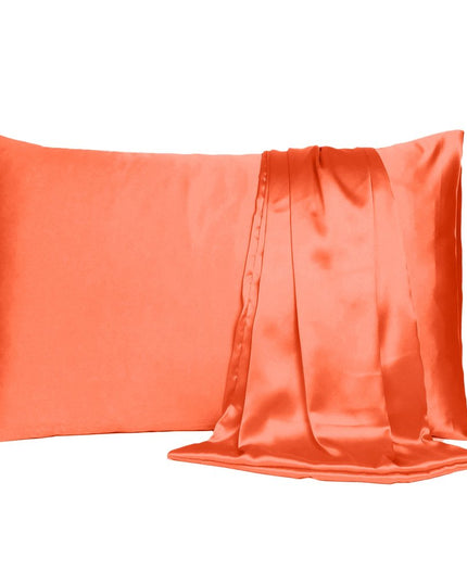 Poppy Dreamy Set Of 2 Silky Satin Queen Pillowcases