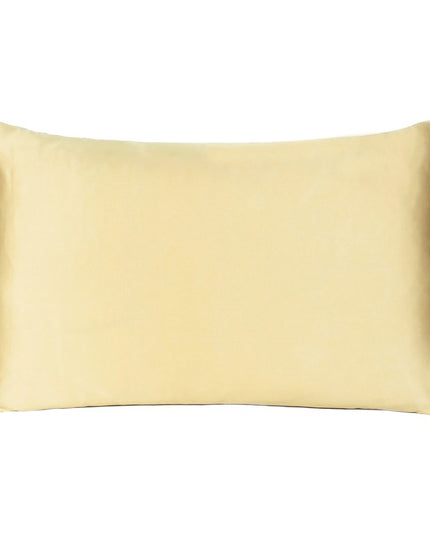 Gold Dreamy Set Of 2 Silky Satin Queen Pillowcases