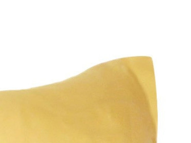 Gold Dreamy Set Of 2 Silky Satin Queen Pillowcases