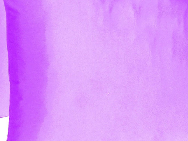Violet Dreamy Set Of 2 Silky Satin Queen Pillowcases
