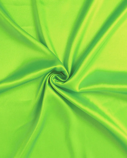 Bright Green Dreamy Set Of 2 Silky Satin Queen Pillowcases