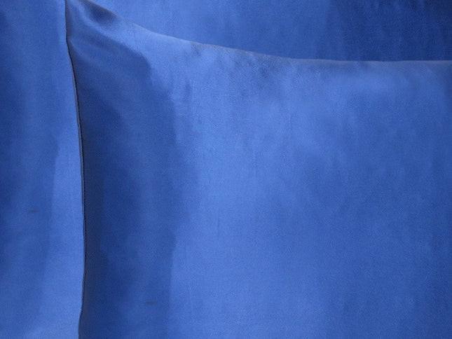 Navy Blue Dreamy Set Of 2 Silky Satin Queen Pillowcases