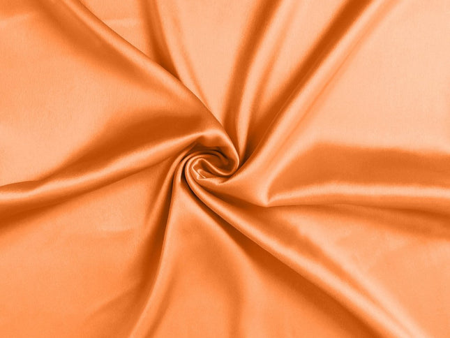Orange Dreamy Set Of 2 Silky Satin Queen Pillowcases