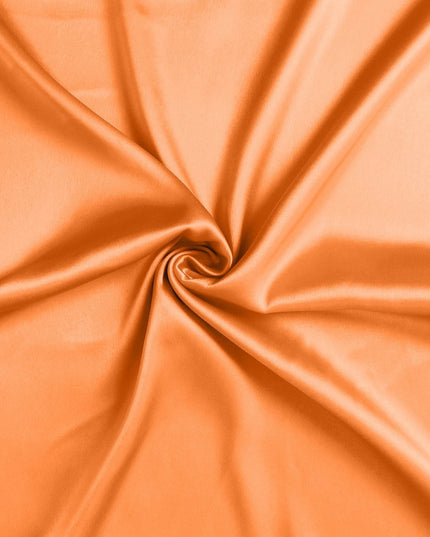 Orange Dreamy Set Of 2 Silky Satin Queen Pillowcases