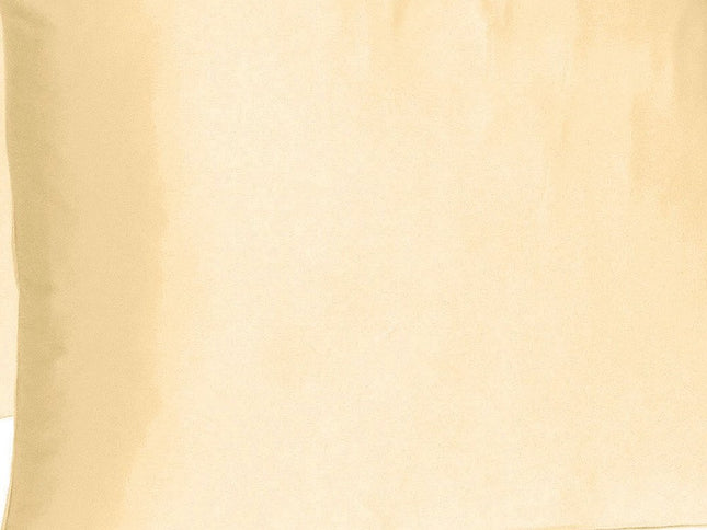 Pale Peach Dreamy Set Of 2 Silky Satin Queen Pillowcases