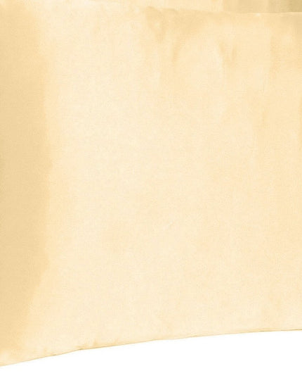 Pale Peach Dreamy Set Of 2 Silky Satin Queen Pillowcases