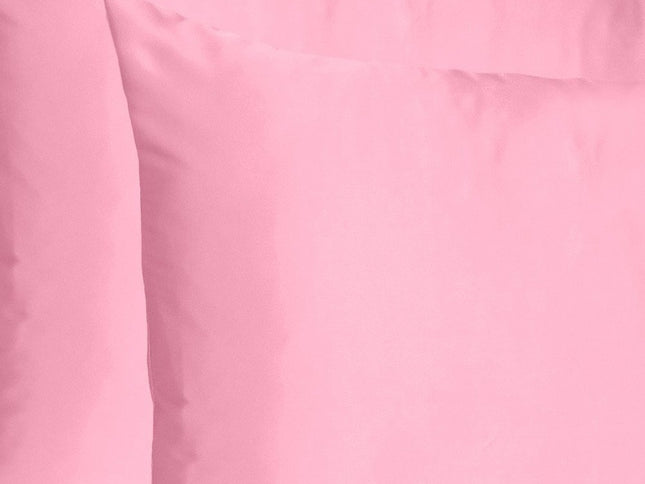 Pink Rose Dreamy Set Of 2 Silky Satin Queen Pillowcases