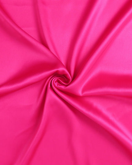 Two Piece Fuchsia Satin And Satin Pillowcases Envelope