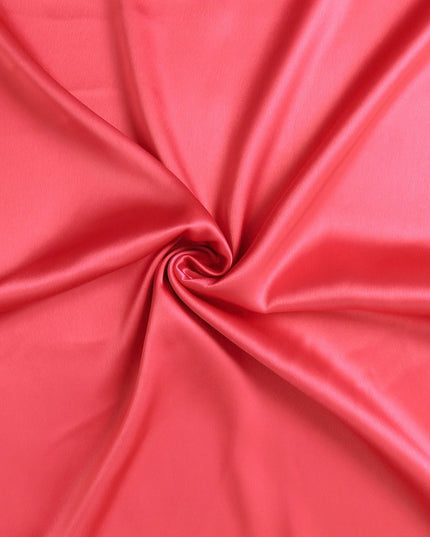 Poppy Red Dreamy Set Of 2 Silky Satin Queen Pillowcases