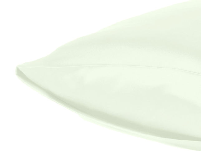 Ivory Dreamy Set Of 2 Silky Satin Queen Pillowcases