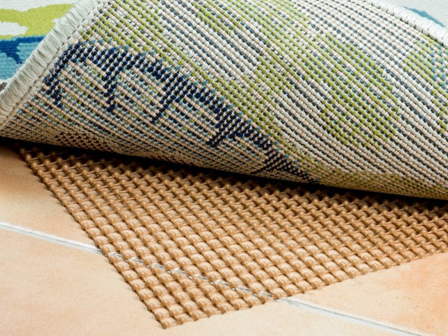 2' x 3' Brown Non Slip Indoor Outdoor Rug Pad