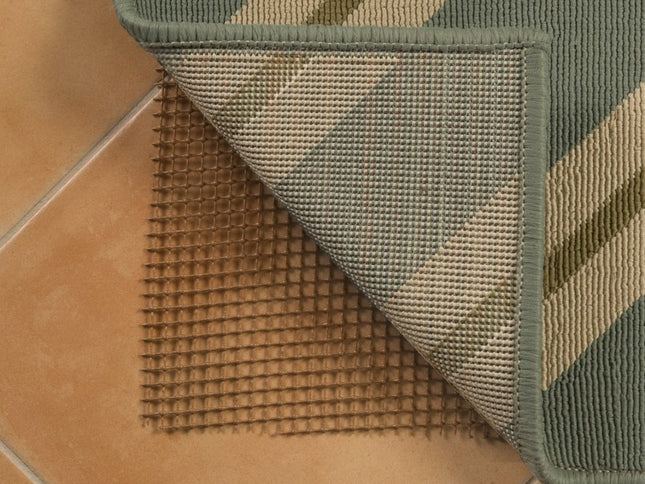 2' x 3' Brown Non Slip Indoor Outdoor Rug Pad