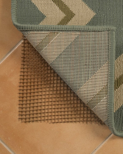 2' x 3' Brown Non Slip Indoor Outdoor Rug Pad