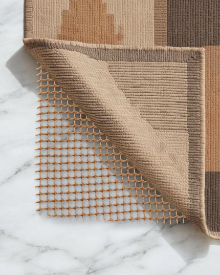 2' x 3' Brown Non Slip Indoor Outdoor Rug Pad