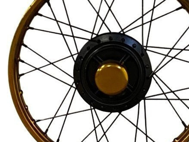 22" Black Solid Wood End Table