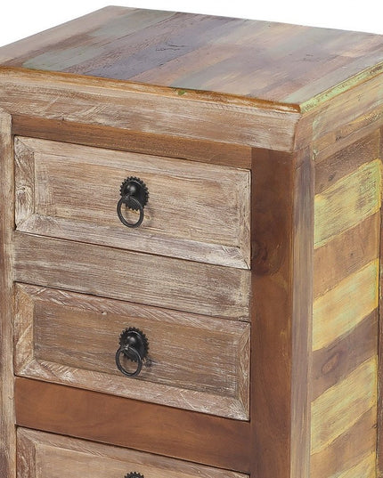 16" Modern Rustic Three Drawer Accent Chest