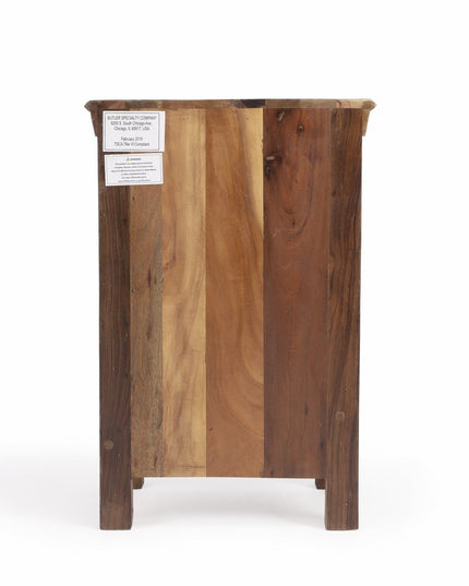 16" Modern Rustic Three Drawer Accent Chest