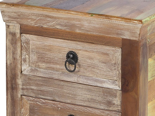 16" Modern Rustic Three Drawer Accent Chest