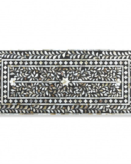 36" Black Manufactured Wood Three Drawer Chest