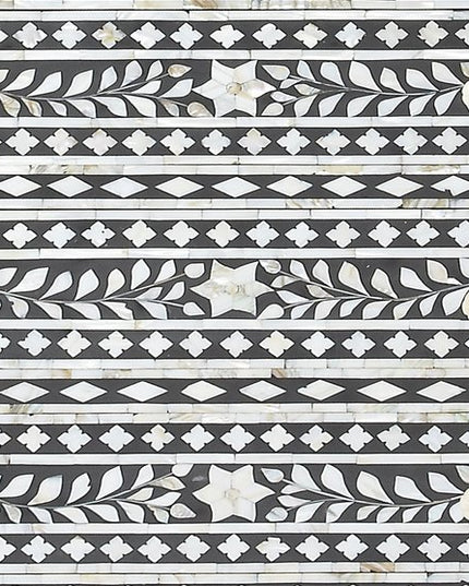 36" Black Manufactured Wood Three Drawer Chest