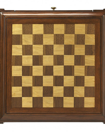 23" Brown Wood Square Coffee Table With Drawer