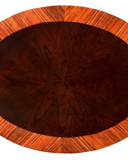 25" Brown Wood Oval Coffee Table With Drawer And Shelf