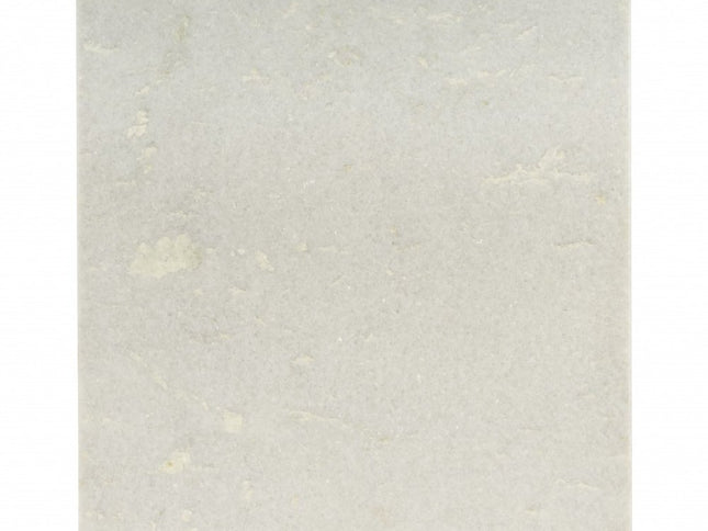 24" White and Copper Genuine Marble and Metal Square Coffee Table