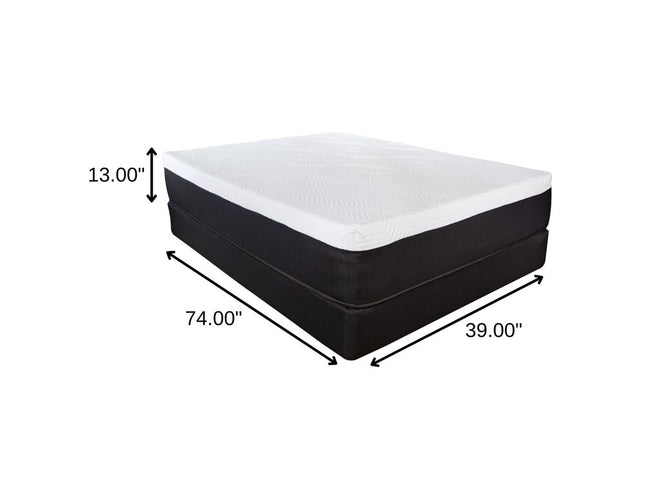 13" Hybrid Pocket Coil Gel Memory Foam Mattress