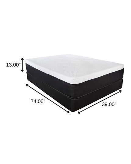 13" Hybrid Pocket Coil Gel Memory Foam Mattress