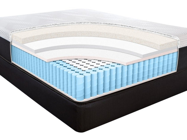14" Hybrid Pocket Coil Copper Infused Gel Memory Foam Mattress