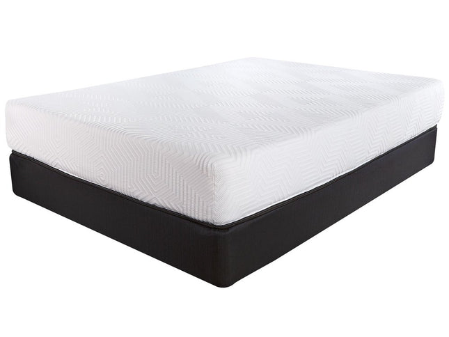 10.5" Hybrid Lux Memory Foam And Wrapped Coil Mattress Twin