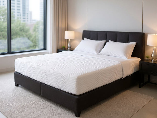 10.5" Hybrid Lux Memory Foam And Wrapped Coil Mattress Twin