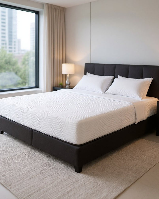 10.5" Hybrid Lux Memory Foam And Wrapped Coil Mattress Twin