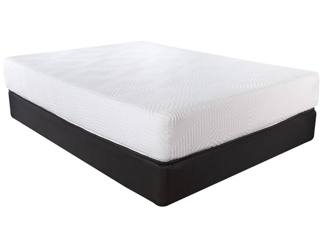 10.5" Hybrid Lux Memory Foam And Wrapped Coil Mattress Twin