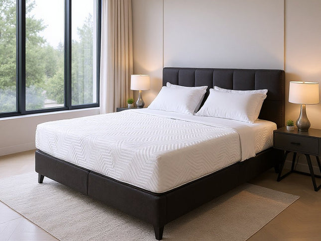 10.5" Hybrid Lux Memory Foam And Wrapped Coil Mattress Twin