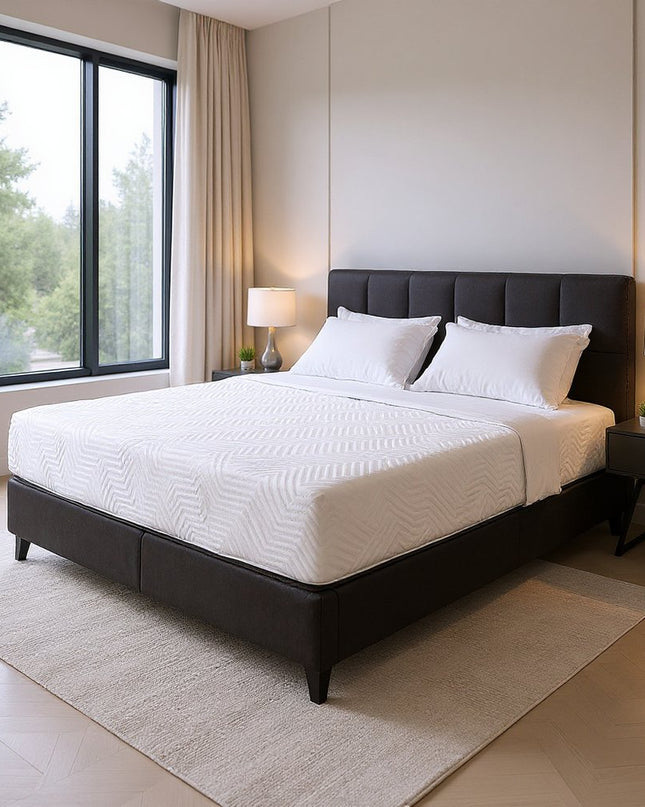 10.5" Hybrid Lux Memory Foam And Wrapped Coil Mattress Twin