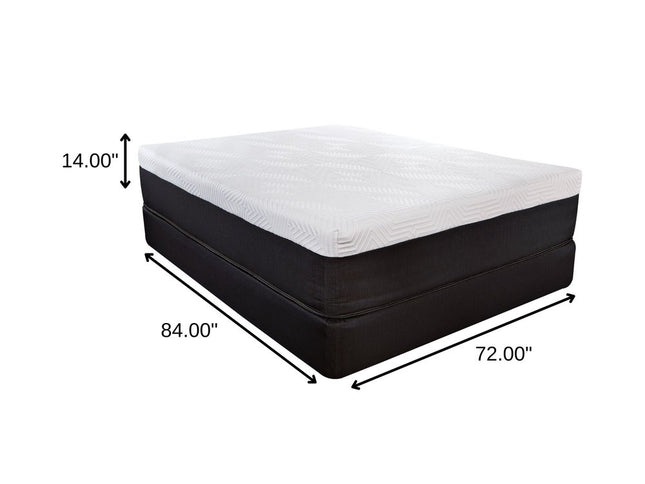 14" Hybrid Pocket Coil Copper Infused Gel Memory Foam Mattress