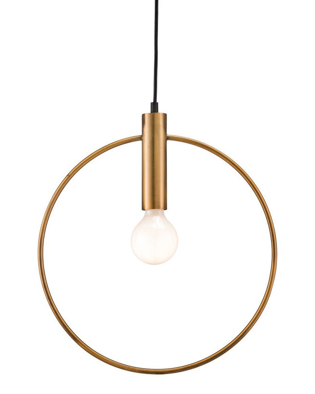 Gold Ring Metal Dimmable Chandelier