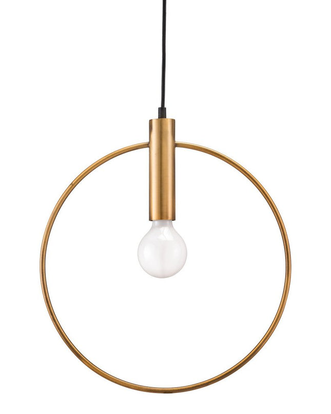 Gold Ring Metal Dimmable Chandelier