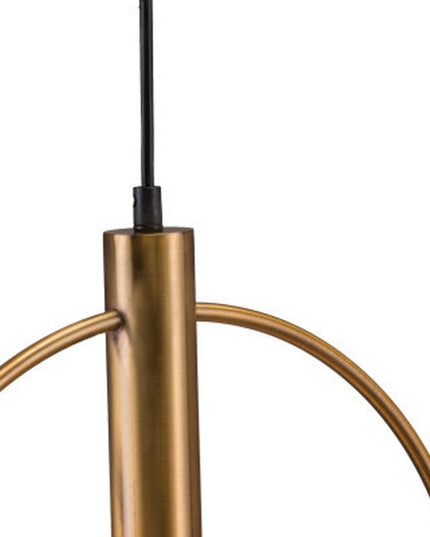 Gold Ring Metal Dimmable Chandelier