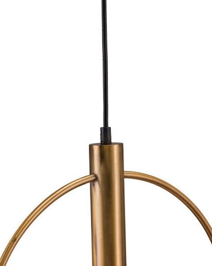 Gold Ring Metal Dimmable Chandelier