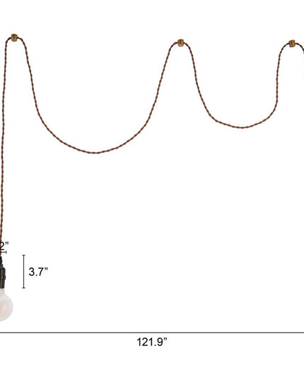 Brass Lantern Plastic Dimmable Ceiling Light