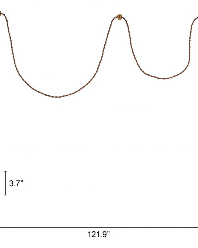 Brass Lantern Plastic Dimmable Ceiling Light