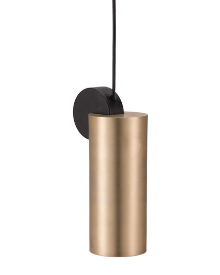 Gold Deco Cylinder Ceiling Lamp