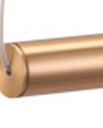 Gold And White Kitchen Island Metal LED Chandelier