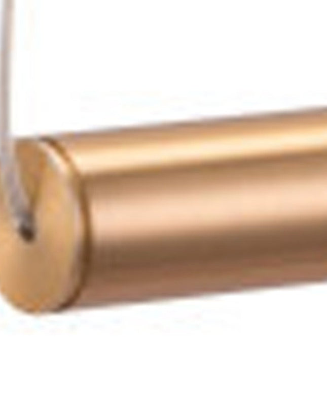 Gold And White Kitchen Island Metal LED Chandelier