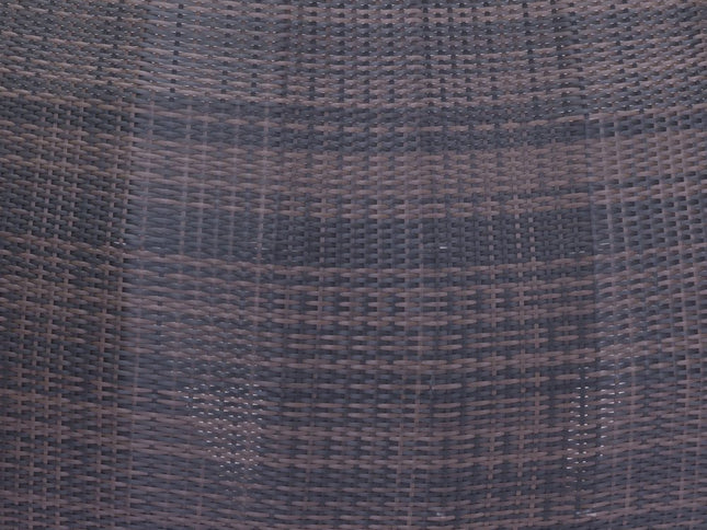 Teardrop Shaped Brown and Beige Daybed