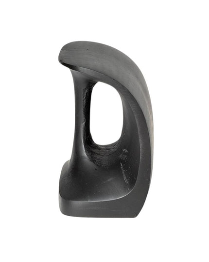 Set of Two 6" Black Metal Decorative Bookends