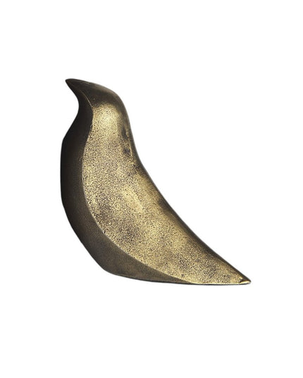 Set of Two 3" Gold Metal Bird Decorative Bookends