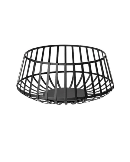 Set of Two Black Metal Decorative Bowl